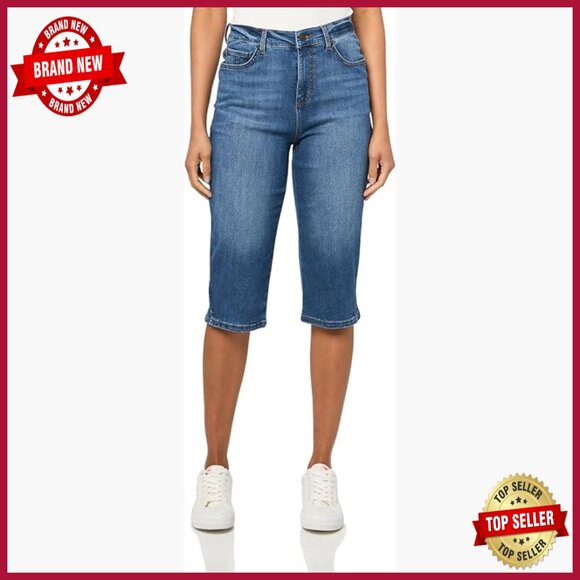 High Rise Skimmer Shorts with Pockets Cotton Blend Casual Wear
